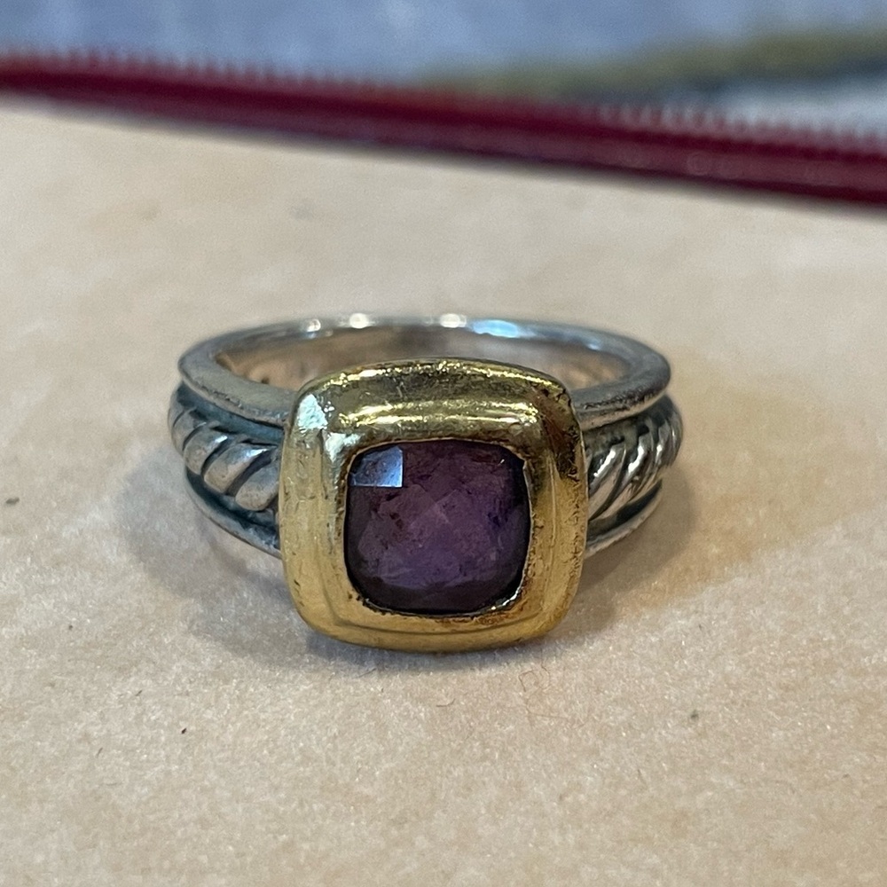 David Yurman Ring | Purple Amethyst | Size 5.5